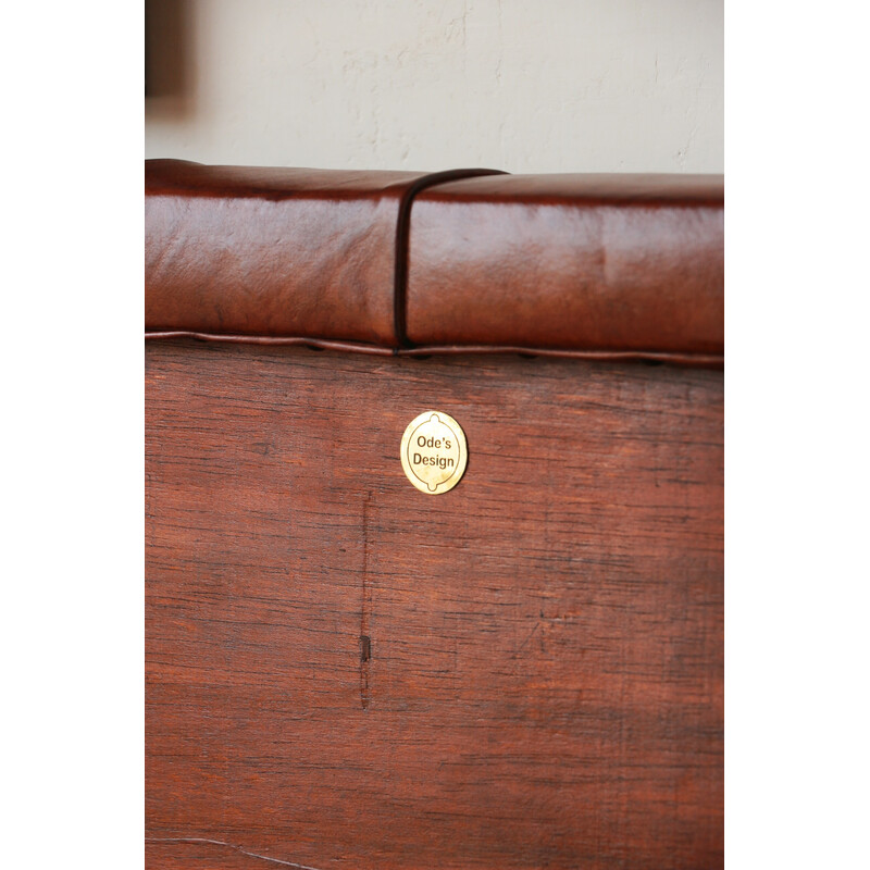 Vintage leather trunk model "Jack" by Olivier de Schrijver for Ode's Design