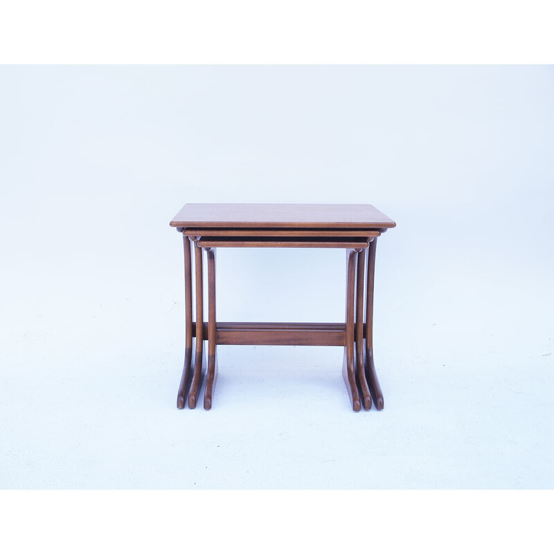 Vintage Scandinavian teak nesting tables by Gplan, 1960