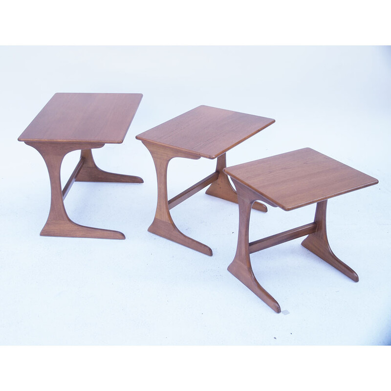 Tavolini vintage scandinavi in teak di Gplan, 1960