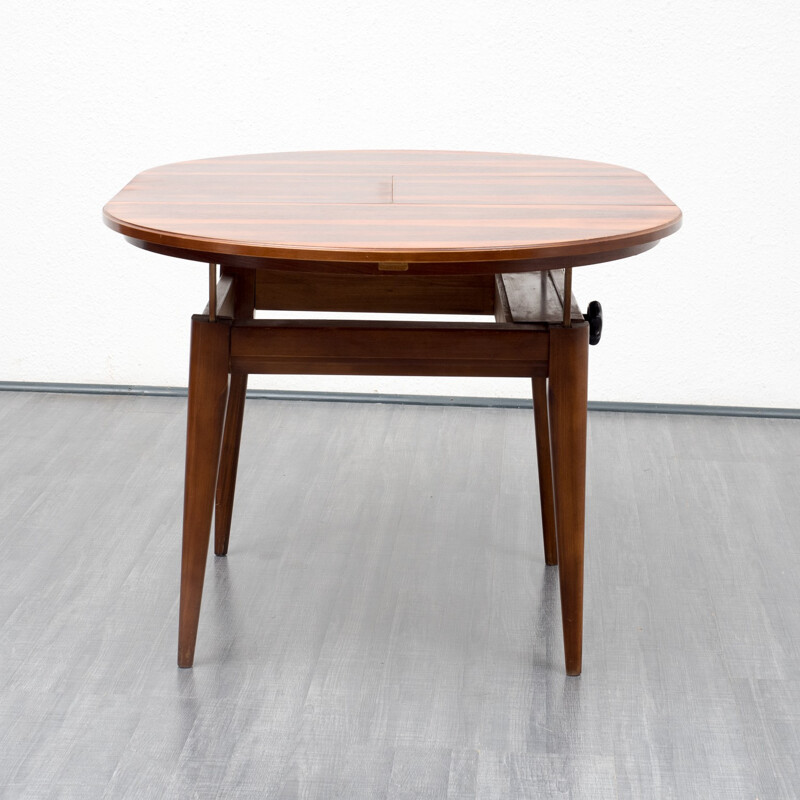 Brown coffee table in rosewood - 1960s