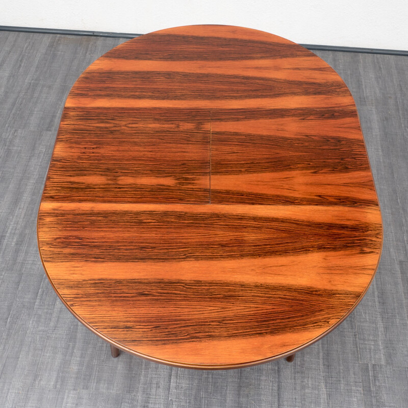 Brown coffee table in rosewood - 1960s