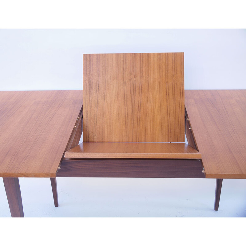 Vintage Scandinavian table with butterfly extension, 1960