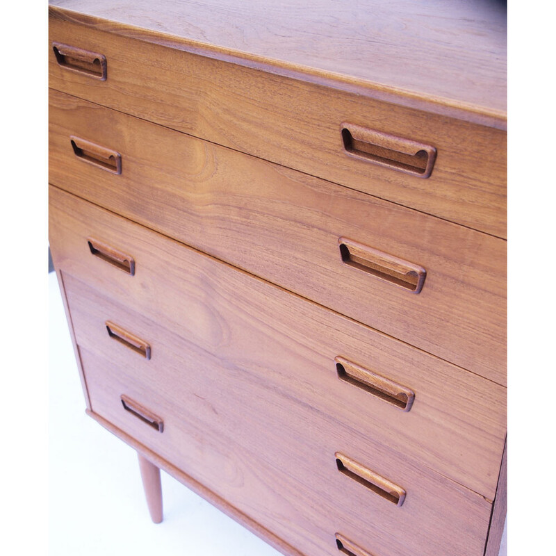 Vintage Scandinavian teak chest of drawers, 1960