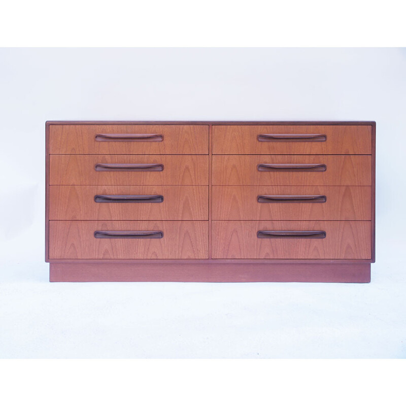 Vintage Scandinavian teak chest of drawers by Victor Wilkins for G Plan, 1960