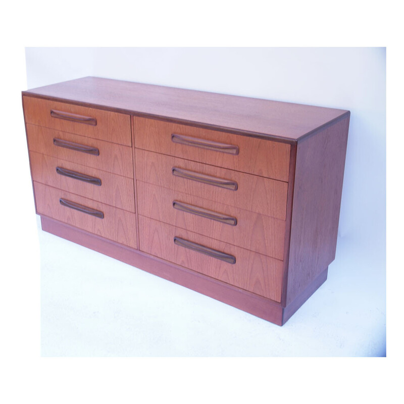 Vintage Scandinavian teak chest of drawers by Victor Wilkins for G Plan, 1960