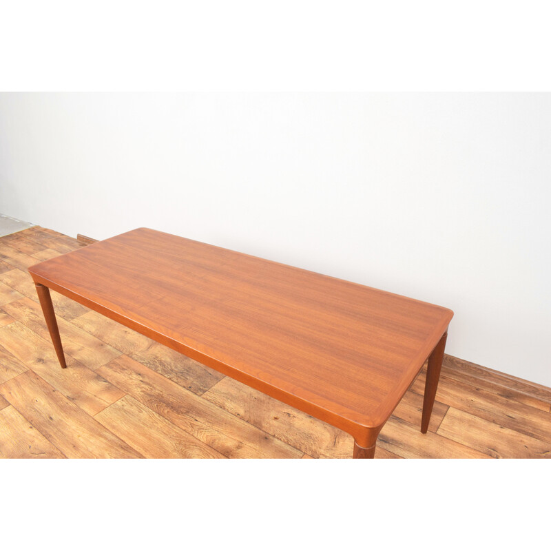 Mesa de centro vintage de teca de Johannes Andersen para Cfc Silkeborg, 1960