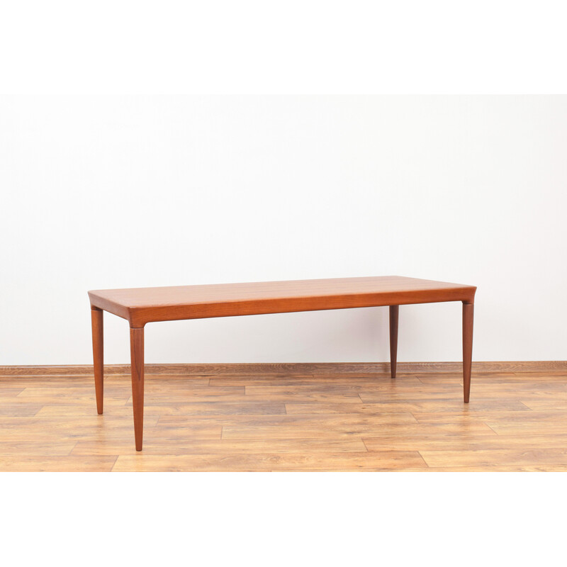 Mesa de centro vintage de teca de Johannes Andersen para Cfc Silkeborg, 1960