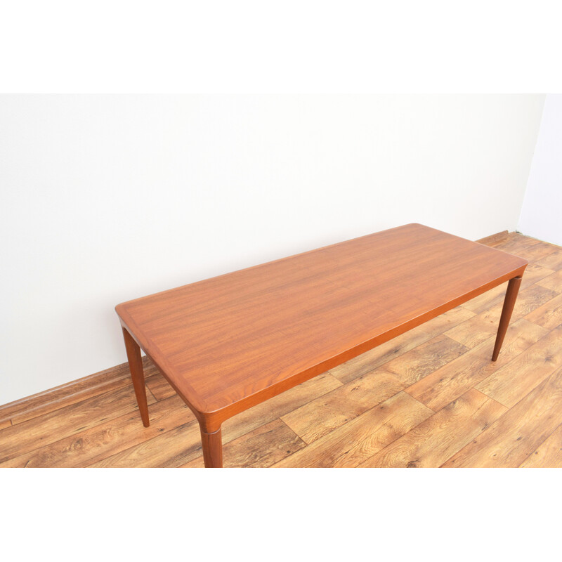 Mesa de centro vintage em teca de Johannes Andersen para Cfc Silkeborg, 1960