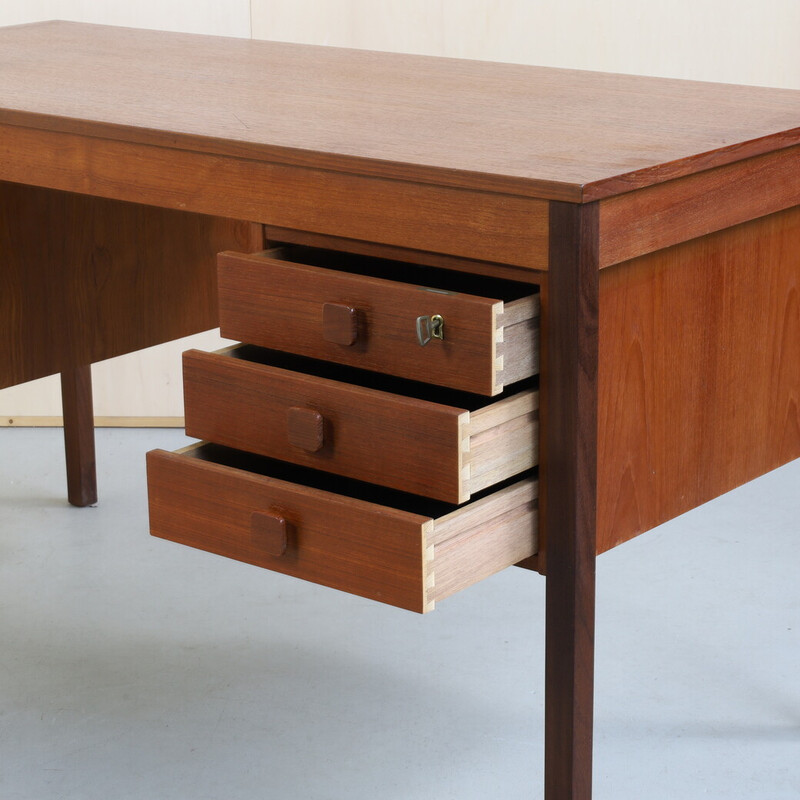 Vintage teakhouten bureau van Domino Mobler, 1960