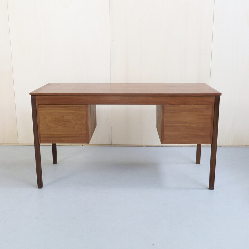 Vintage teak desk by Domino Mobler, 1960