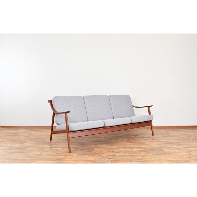 Altes Teakholzsofa Mk-119 von Arne Hovmand-Olsen für Mogens Kold, 1960