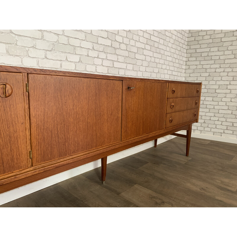 Enfilade scandinava vintage in teak, anni '60