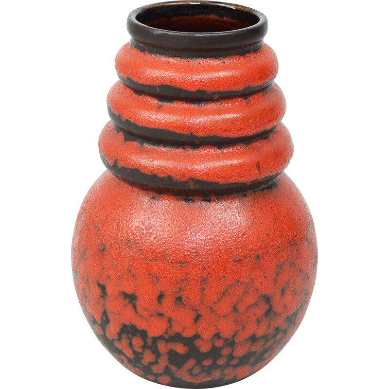 Vintage Fat Lava Vase, W. Deutschland 1970er