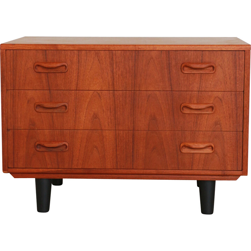 Piedistallo vintage a 3 cassetti in teak di G Plan, 1960