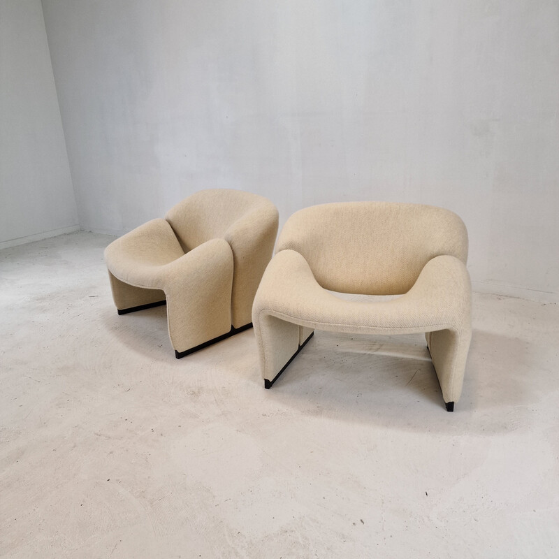 Sillón vintage modelo F580 de Pierre Paulin para Artifort, 1966