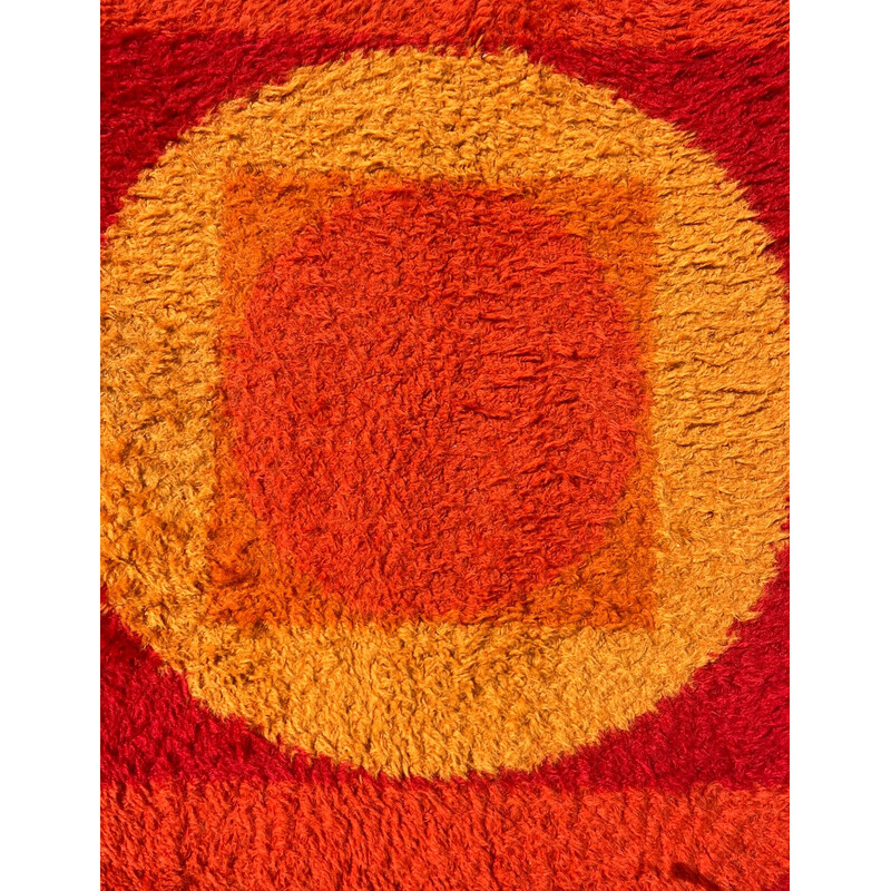 Vintage wool rug, 1970