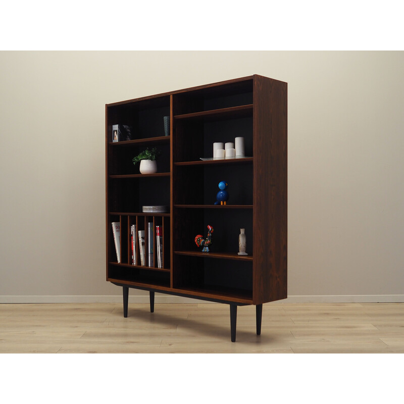 Vintage rosewood bookcase by Hundevad and Co, Denmark 1970