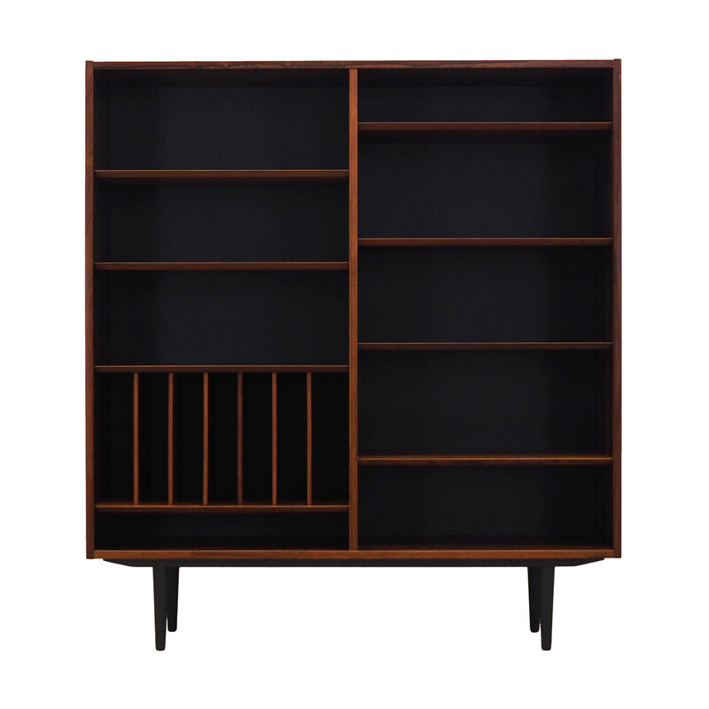 Vintage rosewood bookcase by Hundevad and Co, Denmark 1970