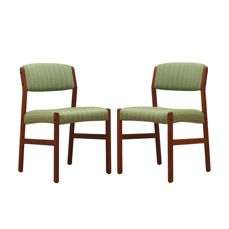 Pair of vintage teak chairs, Denmark 1970