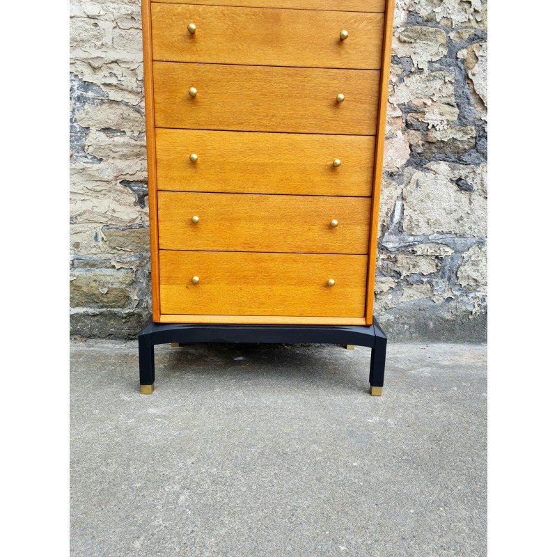 Vintage oakwood chest with 7 drawers by G Plan