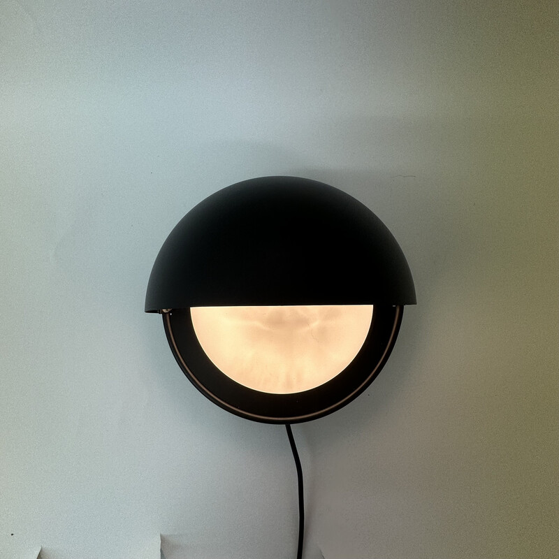 Lampada da parete Eclipse in metallo vintage di Dijkstra, Paesi Bassi 1960