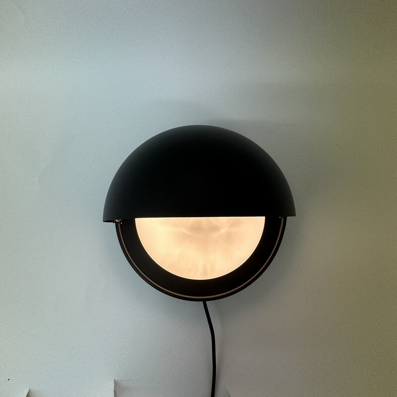 Vintage metal Eclipse wall lamp by Dijkstra, Netherlands 1960