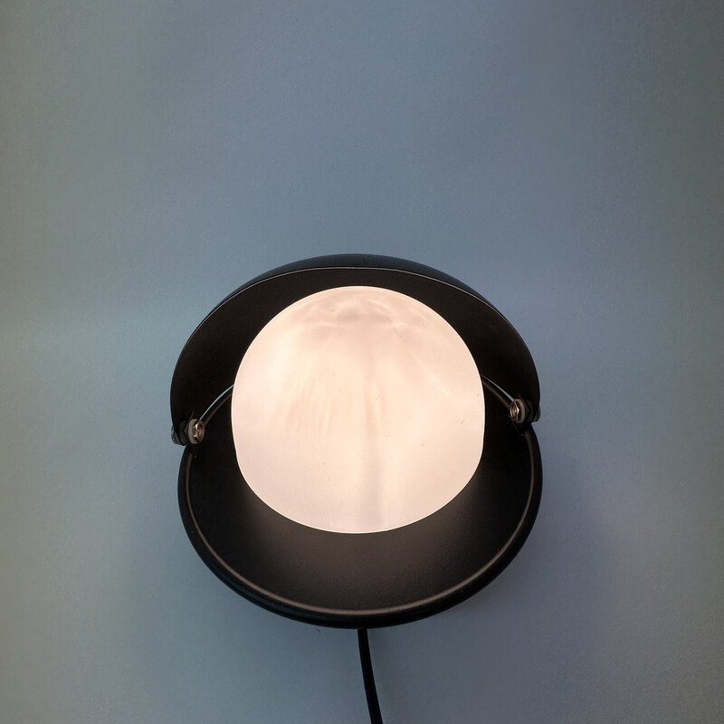 Vintage metal Eclipse wall lamp by Dijkstra, Netherlands 1960