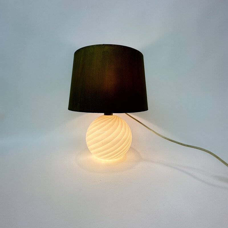 Tischlampe aus Muranoglas, Italien 1970