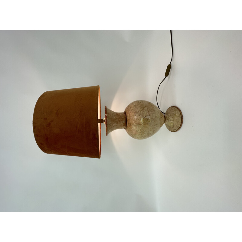 Lampada da tavolo vintage in marmo tassellato di Maitland Smith, 1970