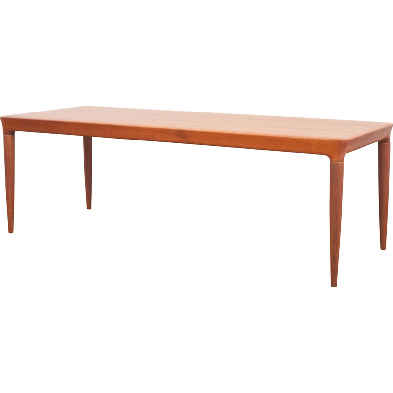 Mesa de centro vintage de teca de Johannes Andersen para Cfc Silkeborg, 1960