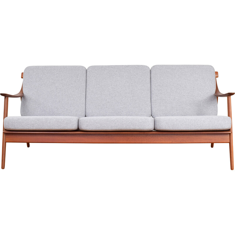 Altes Teakholzsofa Mk-119 von Arne Hovmand-Olsen für Mogens Kold, 1960