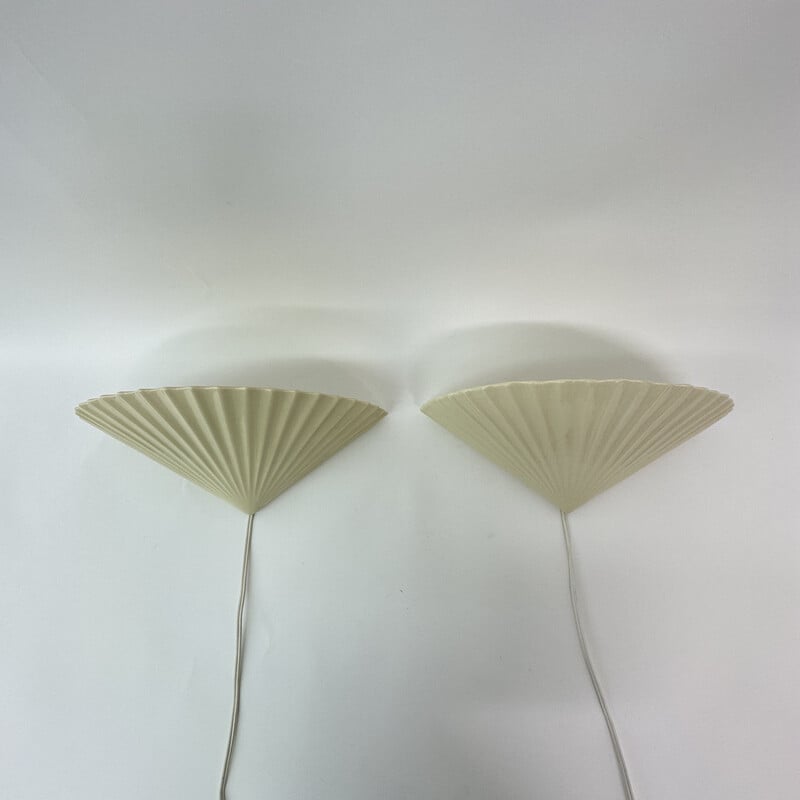 Paar vintage keramische wandlampen, 1970