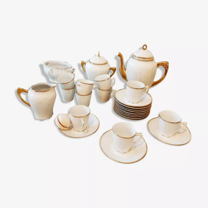 Vintage ceramic coffee service, 1950