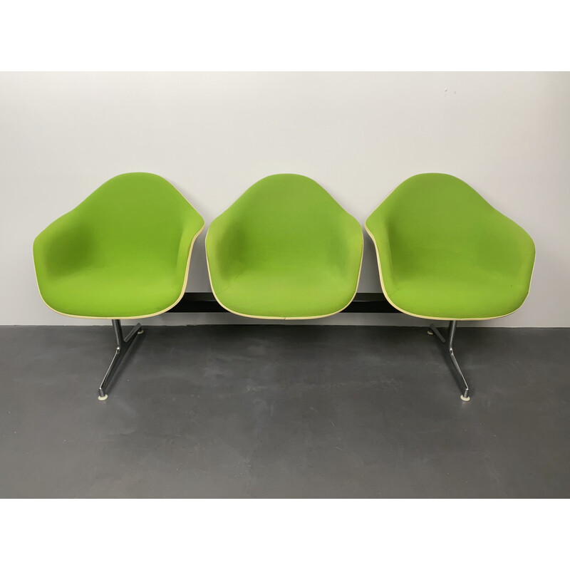 Vintage Airport bank van Ray en Charles Eames voor Herman Miller International Collection - Vitra, Duitsland 1960