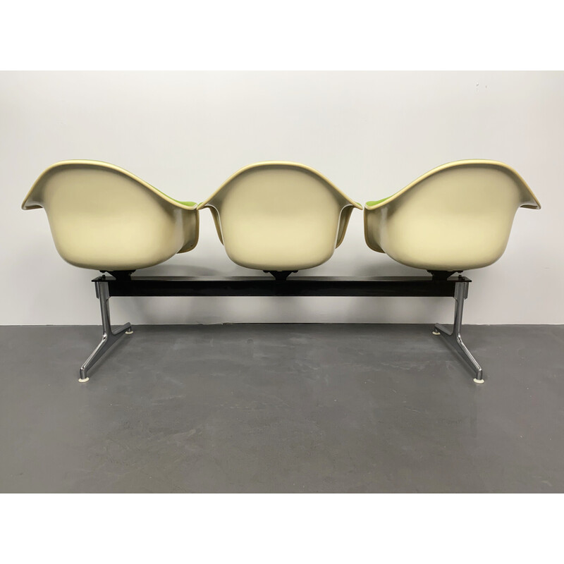 Vintage Airport bank van Ray en Charles Eames voor Herman Miller International Collection - Vitra, Duitsland 1960