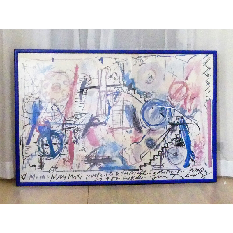 Póster vintage de Jean Tinguely