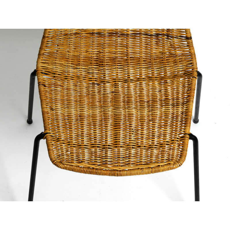 Italian mid century Gian Franco Legler basket chair