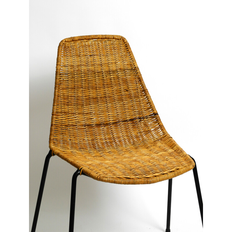 Italian mid century Gian Franco Legler basket chair