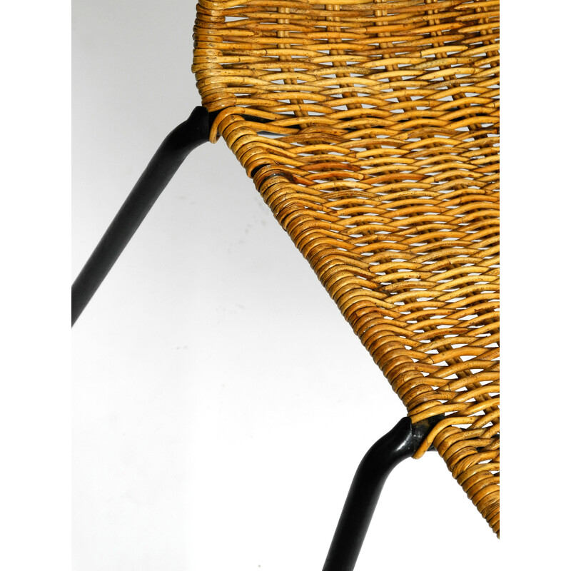 Italian mid century Gian Franco Legler basket chair