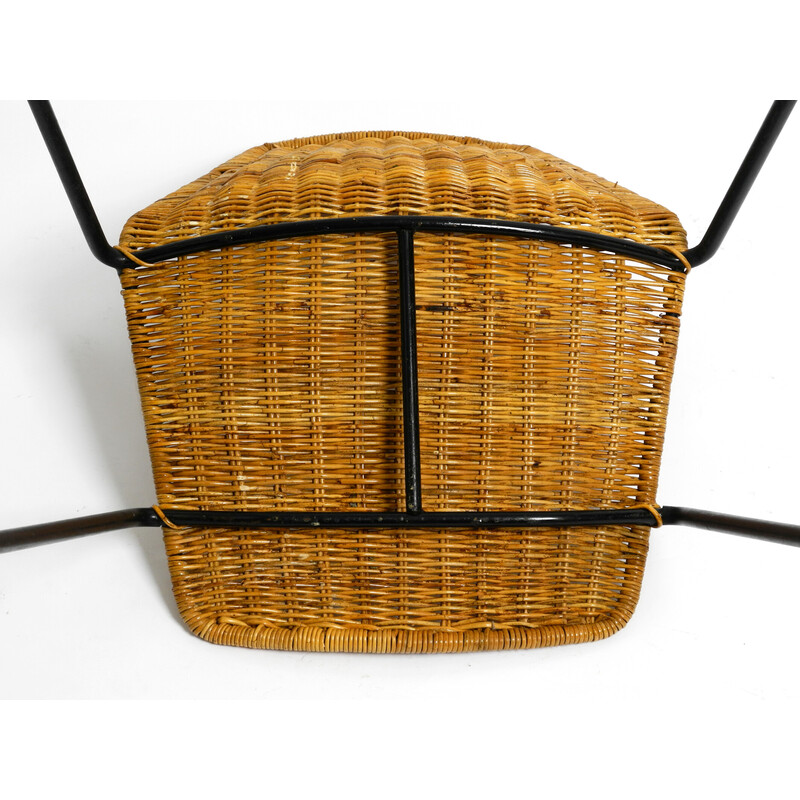 Silla cesta italiana de mediados de siglo Gian Franco Legler