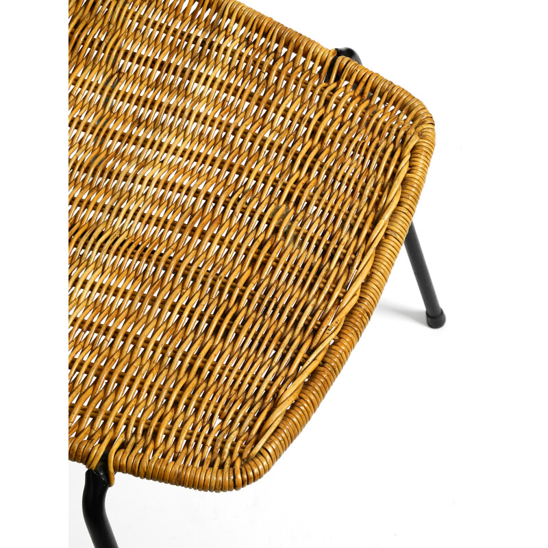 Italian mid century Gian Franco Legler basket chair