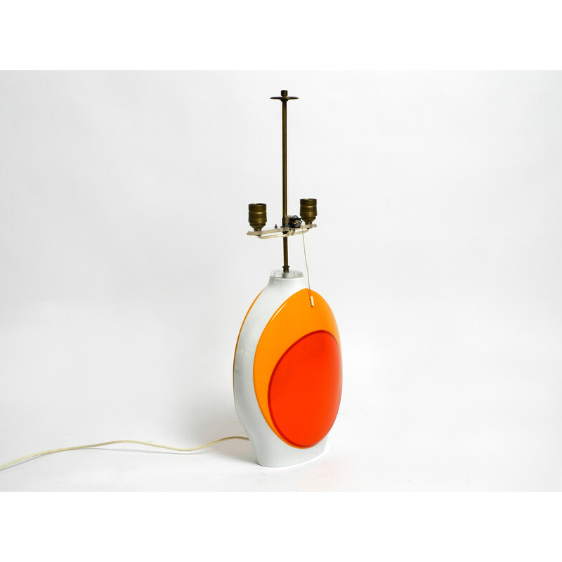 Lampada da tavolo vintage in porcellana di Rosenthal studio-linie, Germania 1960