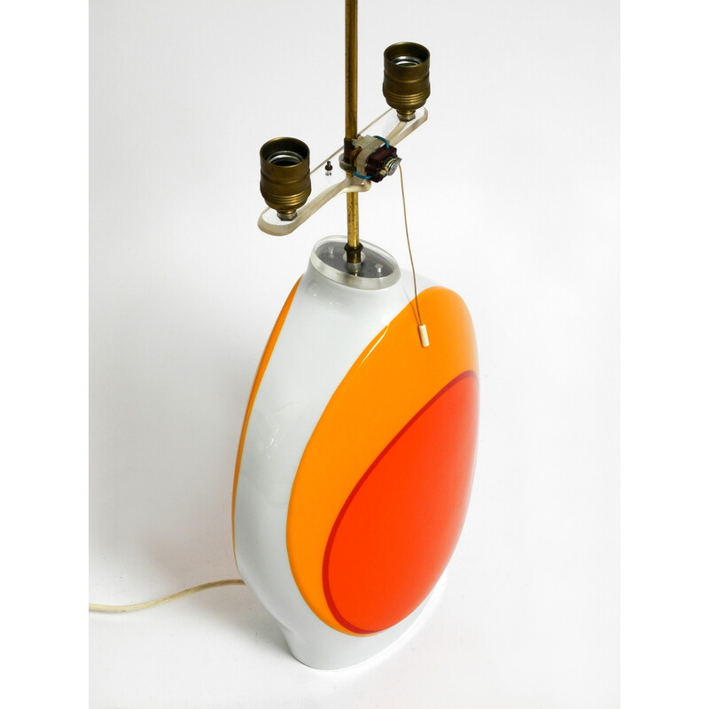 Porzellan-Tischlampe von Rosenthal studio-linie, Deutschland 1960er Jahre