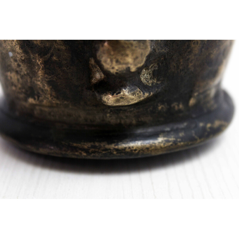 Vintage bronze mortar