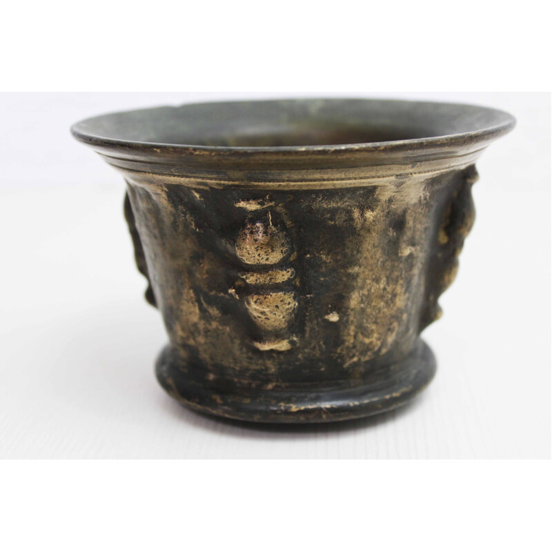 Vintage bronze mortar