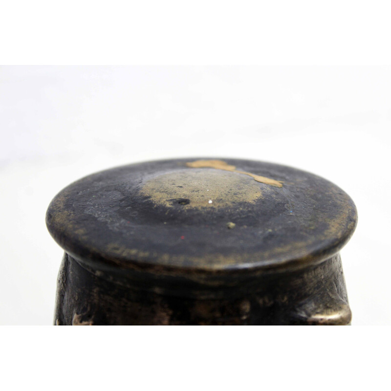 Vintage bronze mortar
