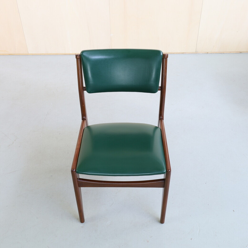 Set of 4 vintage teak chairs by Maranka Meubelen, Netherlands 1960