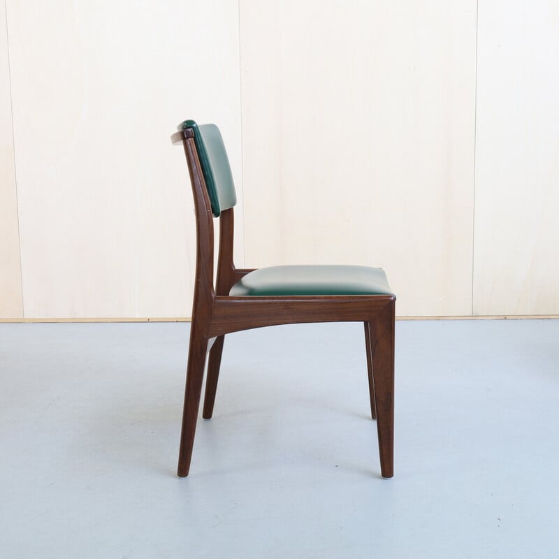 Set van 4 vintage teakhouten stoelen van Maranka Meubelen, Nederland 1960