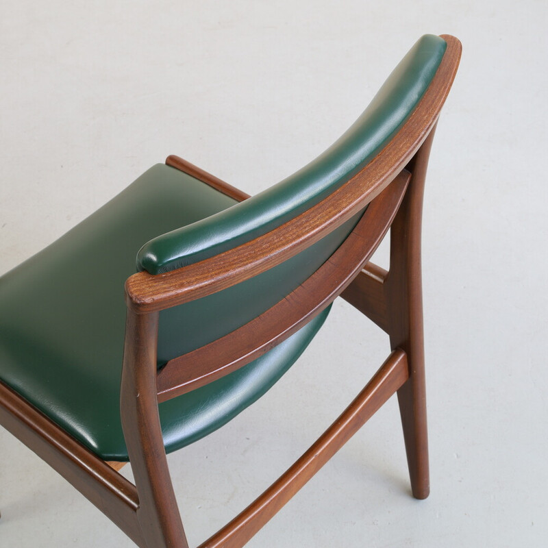 Set of 4 vintage teak chairs by Maranka Meubelen, Netherlands 1960