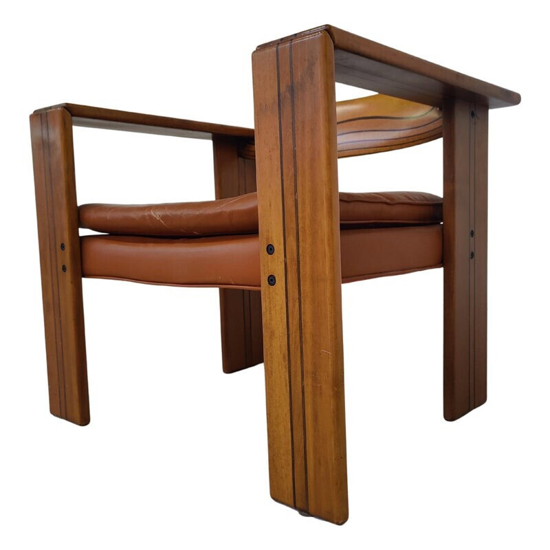 Paar midden-eeuwse Artona fauteuils van Afra en Tobia Scarpa voor Maxalto, Italië 1970